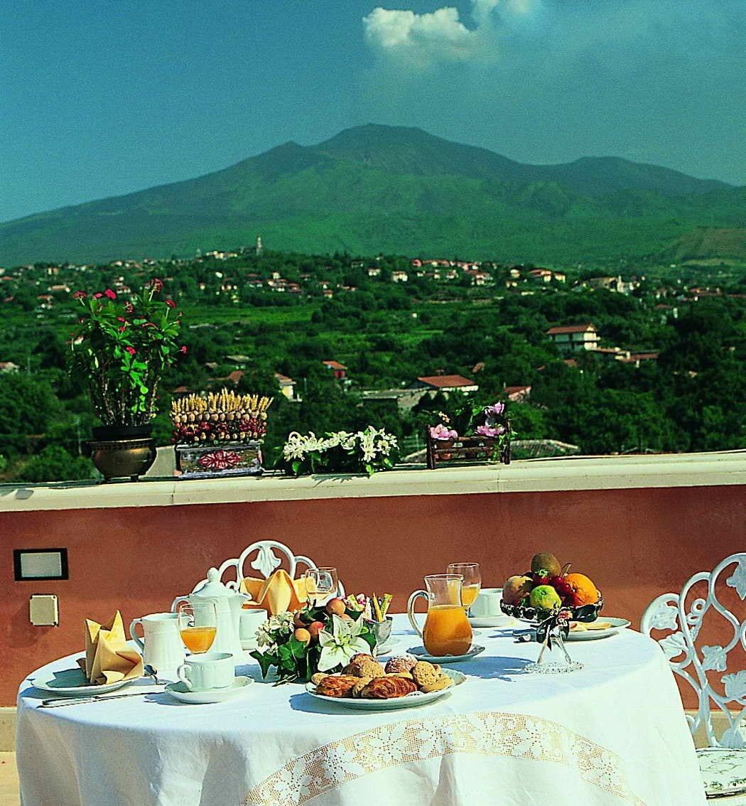 Hotel Villa Paradiso Dell'Etna San Giovanni La Punta Restoran foto